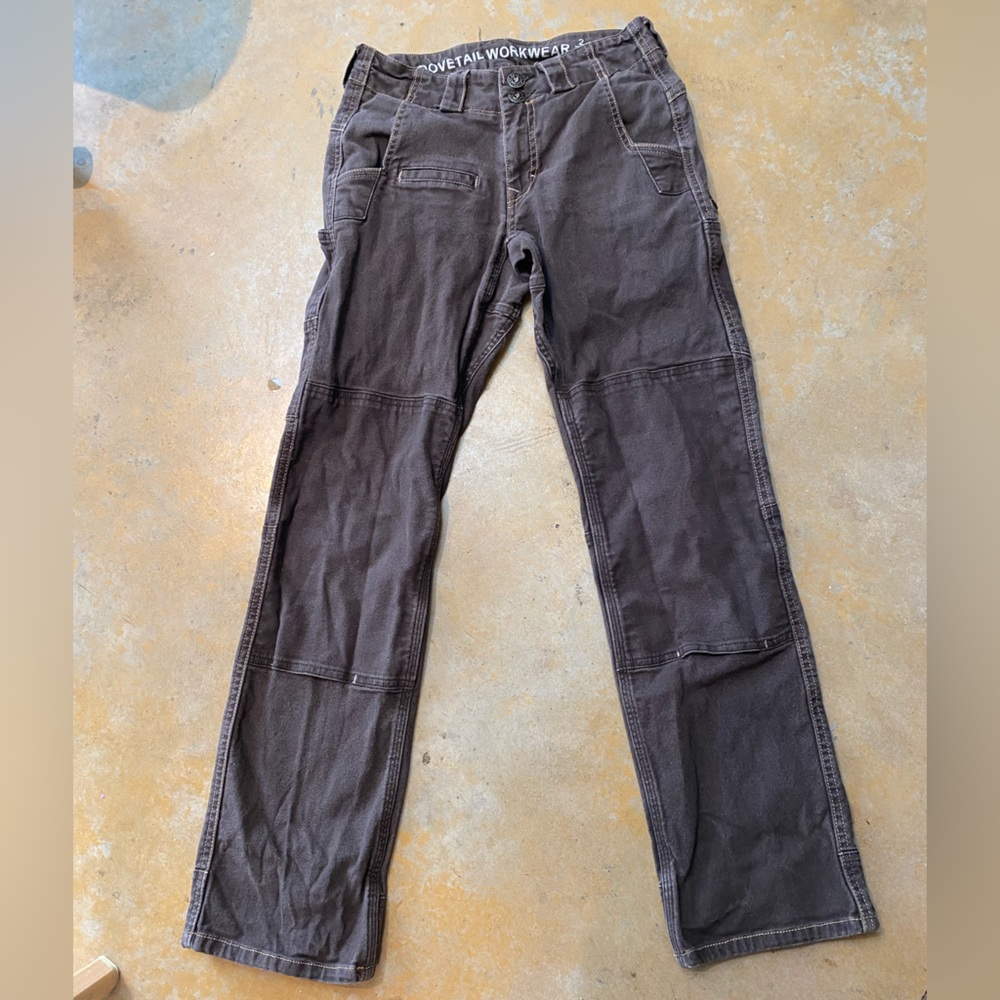DOVETAIL WORKWEAR women’s work pants Day Construct size 2 Get Dirty